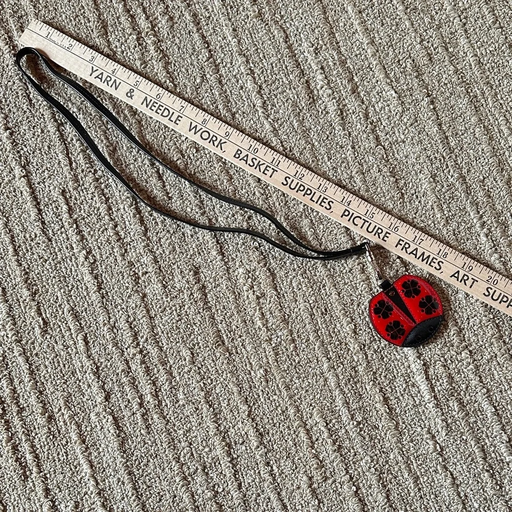 kate spade Red and Black Ladybug Phone Charm Case
